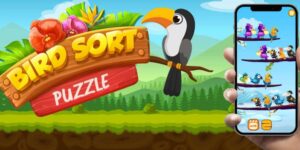 4 Bird Sort Puzzle Game Unity Source Code