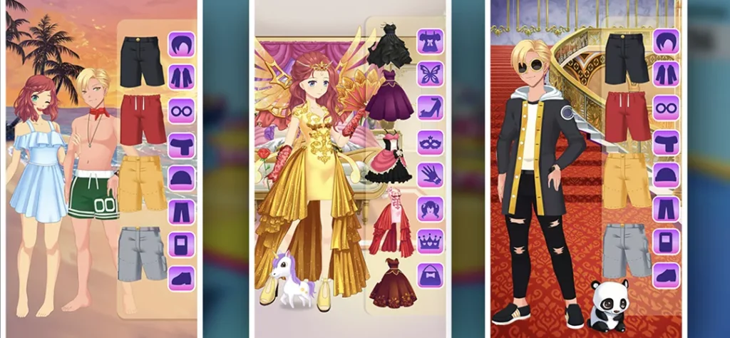 Anime Girl Dressup Game Unity Game source code Get Unity Code