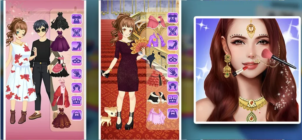 Anime Girl Dressup Game Unity Game source code Get Unity Code