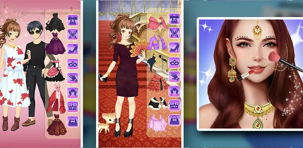 Anime Girl Dressup Game Unity Game source code Get Unity Code