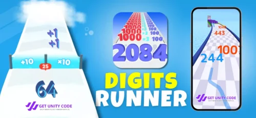 Digit Runner Unity Game source code Get Unity Code