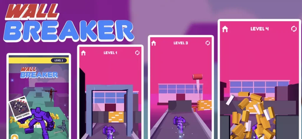 Wall Breaker Unity Game source code Get Unity Code