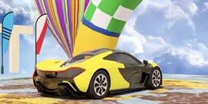 Car Stunt On Sky 3D Unity Source Code