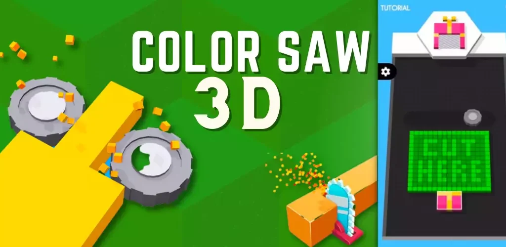 Color Saw 3D Game Unity Source Code