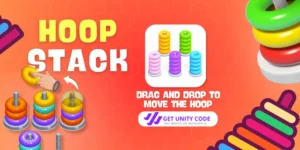 HoopStack_1 Hoop Stack 3D Puzzle - Unity 3D Source Code