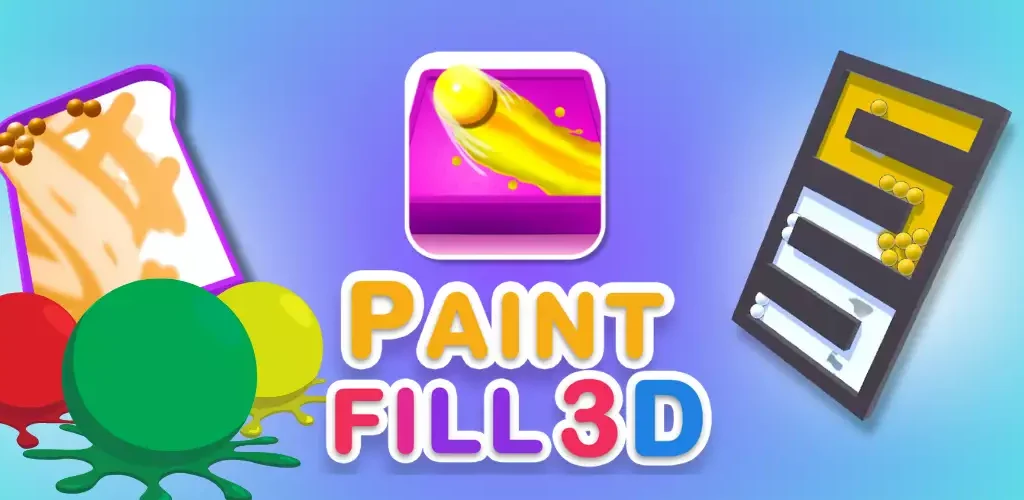 Paint Fill 3D Unity Game source code Get Unity Code