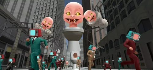 Toilet Monster Unity Game source code Get Unity Code