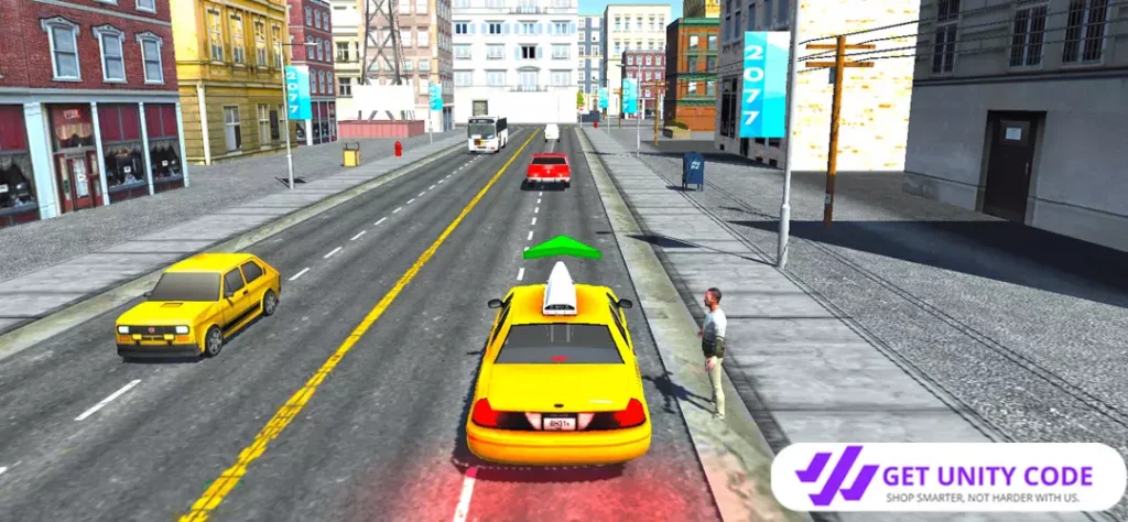 City Taxi Driving Game Unity Source Code
