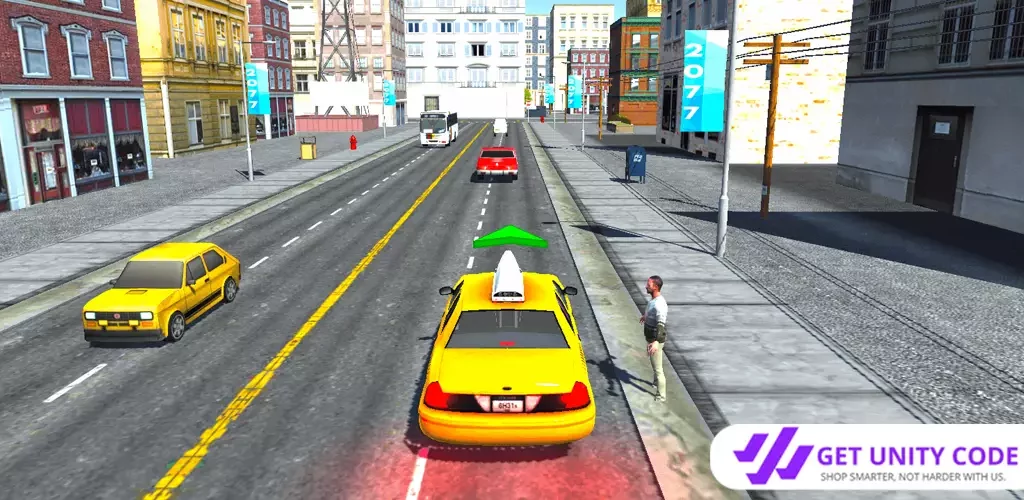 Modern Taxi Driver Simulator Game Unity Source Code - Get unity code