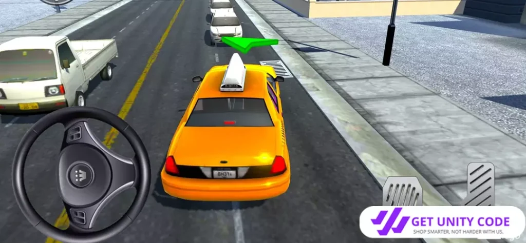 City Taxi Driving Game Unity Source Code