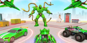 Octopus Robot Car Transformer Game Source Code - Get Unity Code