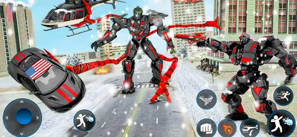 Octopus Robot Car Transformer Game Source Code - Get Unity Code