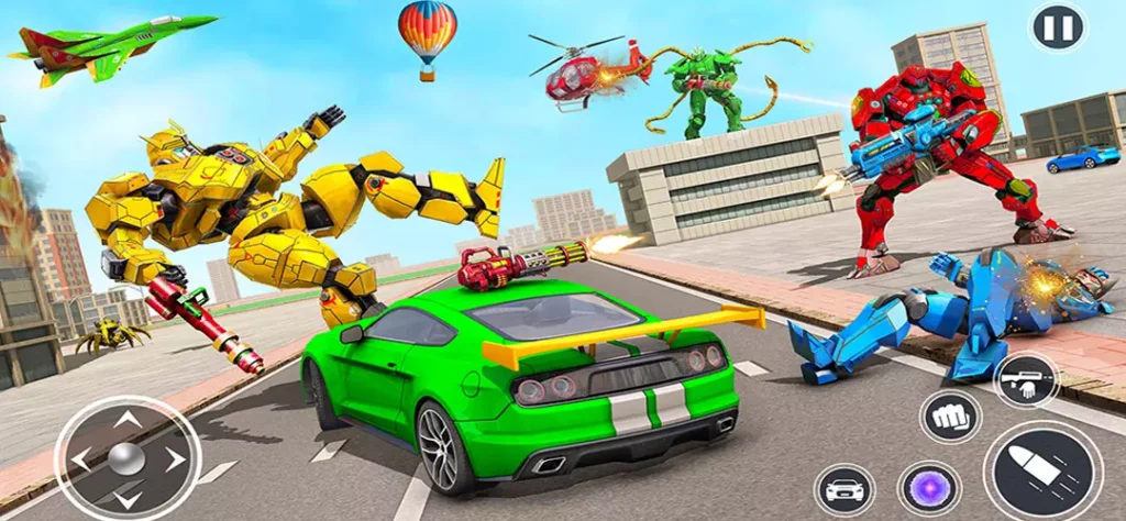 Octopus Robot Car Transformer Game Source Code - Get Unity Code
