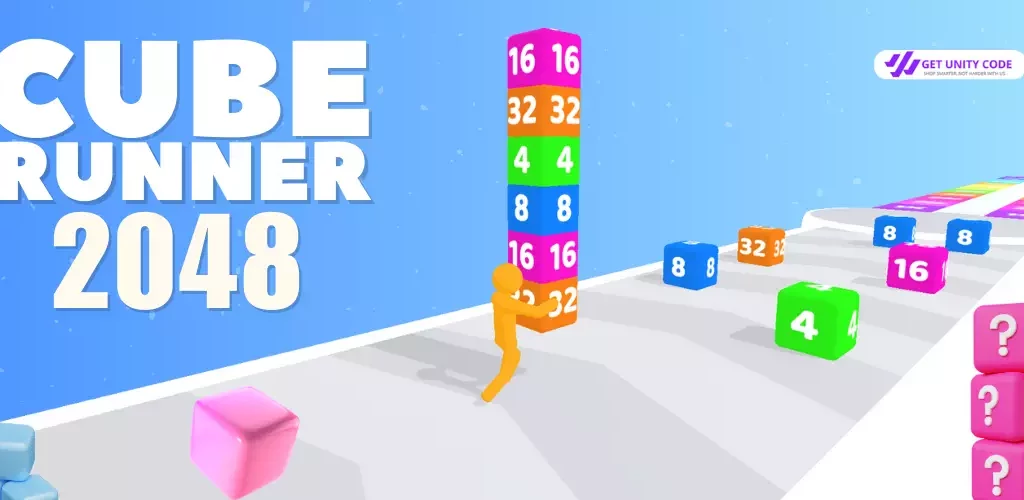 Cube Run 2048 – 3D Game Unity Source Code