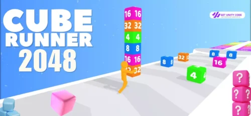 Cube Run 2048 - 3D Game Unity Source Code Get Unity Code