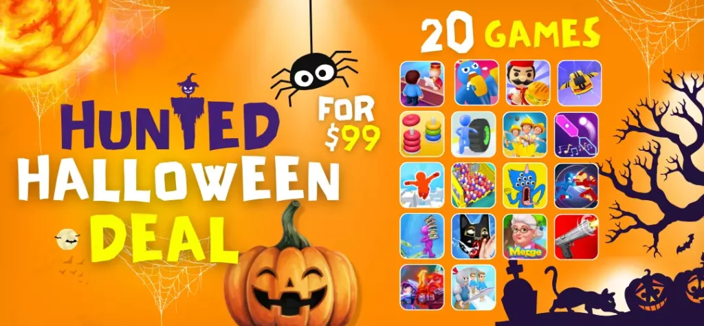 Halloween Bundle Deal 20 best Games Unity source code - Get Unity Code