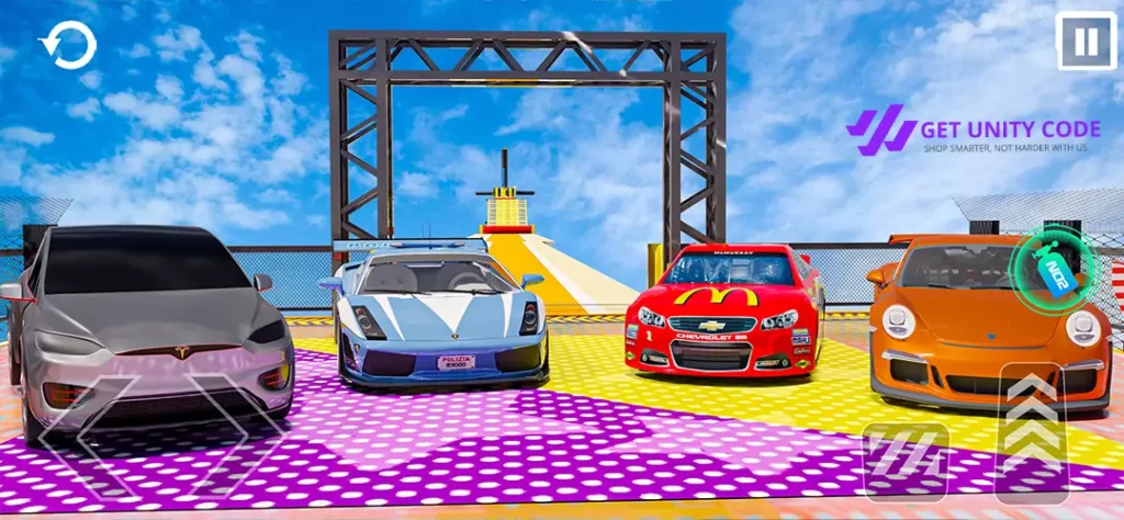 Crazy Car Stunt 3D Game Unity Source Code Get Unity Code