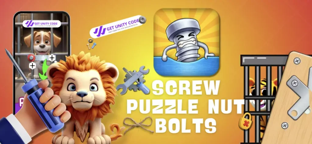 Screw Puzzle: Nuts and Bolts Game Unity Source Code Get Unity Code