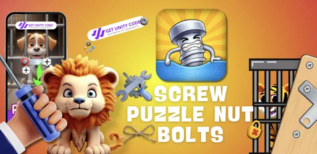 Screw Puzzle: Nuts and Bolts Game Unity Source Code Get Unity Code