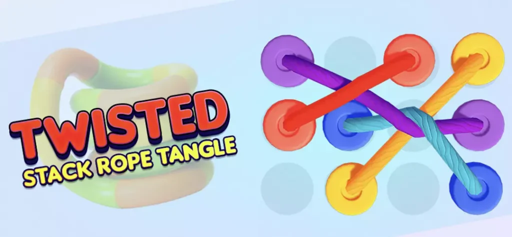 Twisted Rope Tangle 3D Game Unity Source Code Get Unity Code