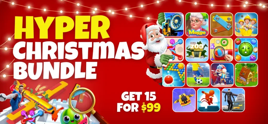 Hyper Christmas Bundle 15 best Games Unity source code - Get Unity Code