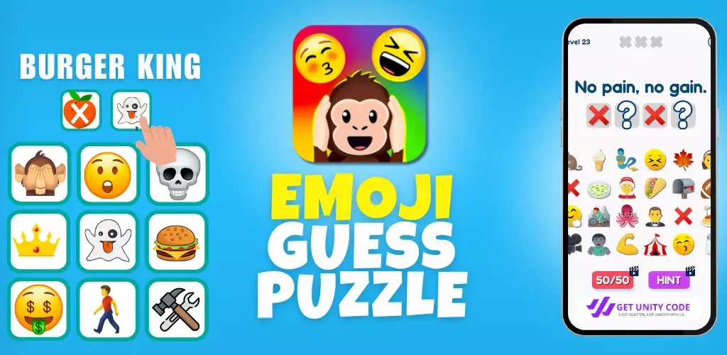 Emoji Guess Puzzle Game Unity Source Code Get Unity Code