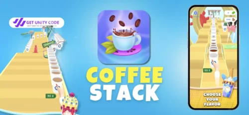 Coffee Stack 3D Game Unity Source Code Get Unity Code