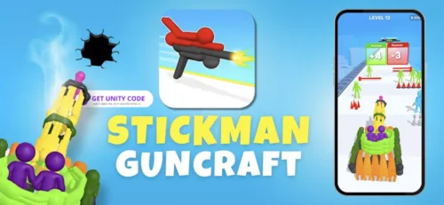 Human Gun Craft: Weapon Run Game Unity Source Code Get Unity Code