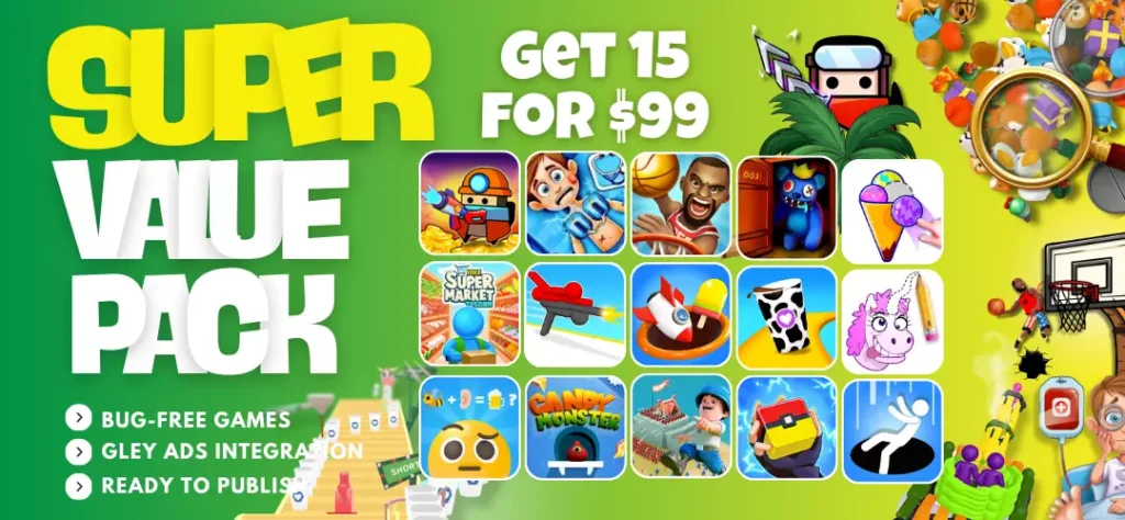 Super Value Pack Top 15 Unity Source Code Deal