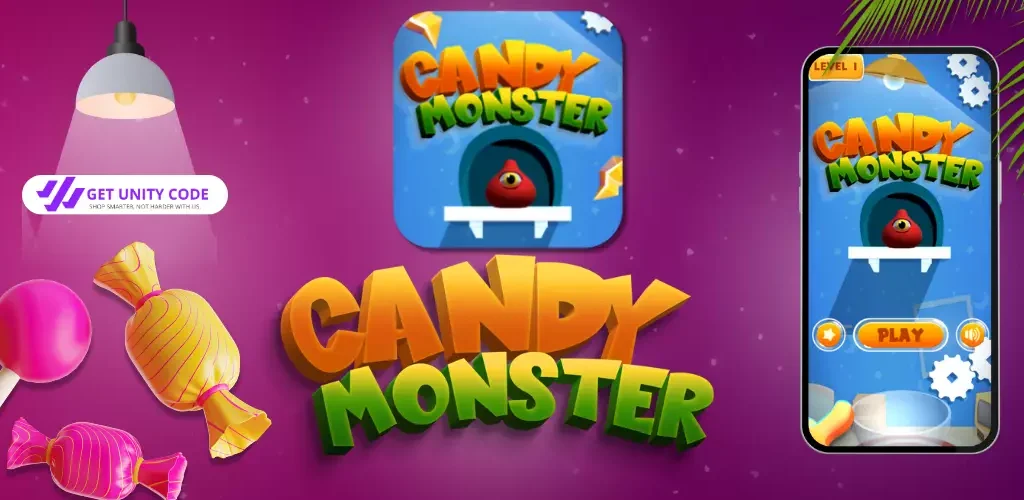 Candy Monster Unblock Puzzle Game Buy Unity Source Code