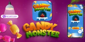 Candy Monster Unlock Puzzle Game Unity Source Code Get Unity Code