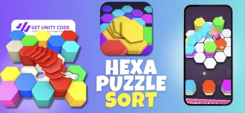 Hexa Sort puzzle 3d Game Unity Source Code Get Unity Code