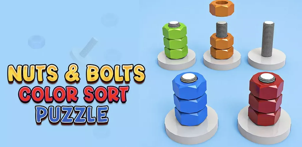 Nuts Bolts Sort Puzzle 3D Game