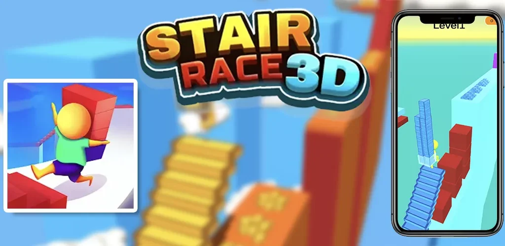 Stair Rush Race 3D Game Buy Unity Source Code