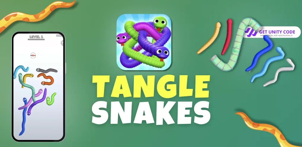 Tangled Snakes Puzzle Game Unity Source Code Get Unity Code