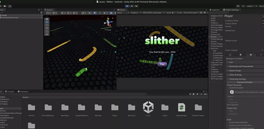 Slither IO Game Buy Unity Games