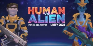 Human Vs Alien - Multiplayer Unity Game source code Get Unity Code