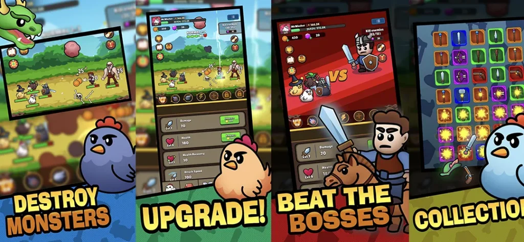 Legend of Chicken Idle RPG Unity Game source code Get Unity Code