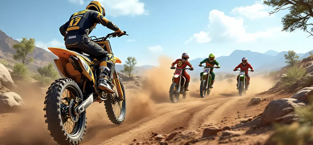 Motocross Racing Dirt Game source code Get Unity Code