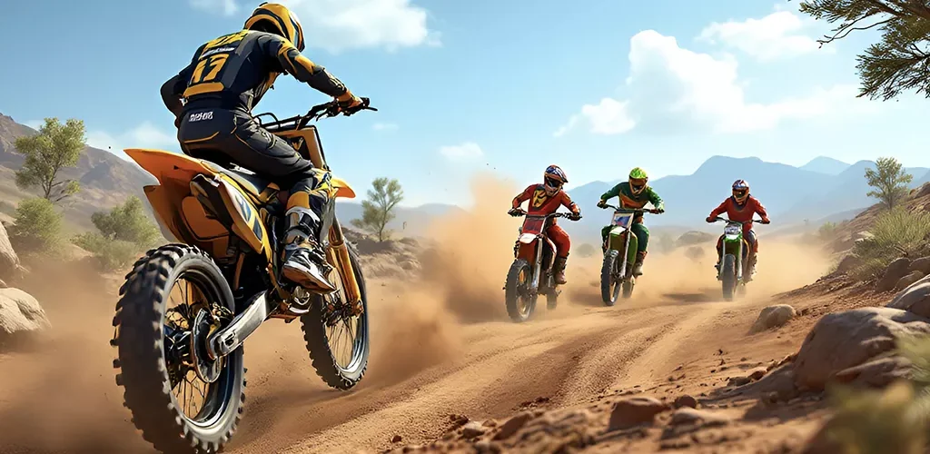 Motocross Racing Dirt Game source code Get Unity Code