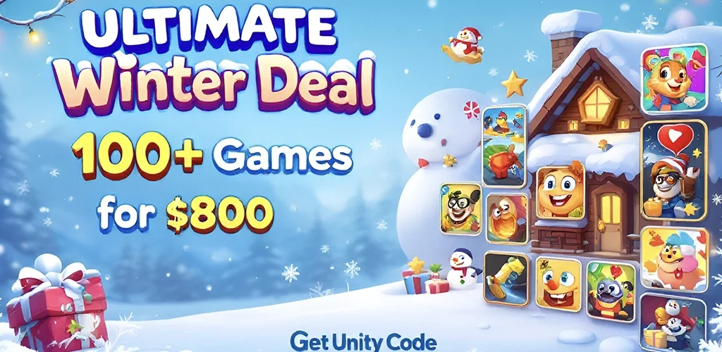 Ultimate Winter Deal - 800 Games Get Unity Code