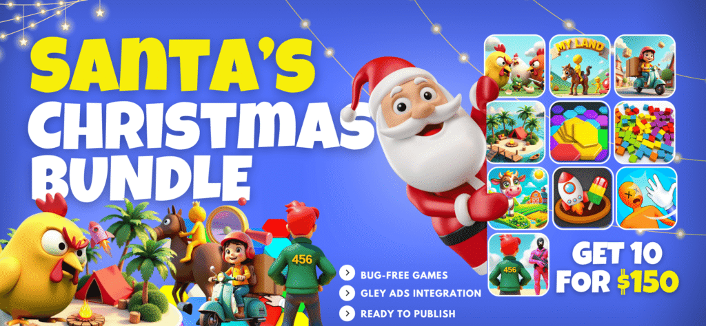Santa's Christmas Bundle Top 10 Unity Game Source Code