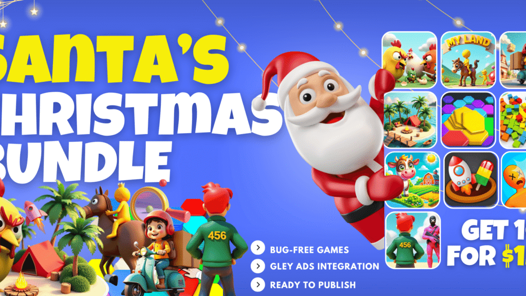 Santa's Christmas Bundle Top 10 Unity Game Source Code