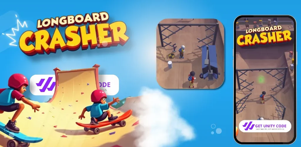 Longboard crasher Game Buy Unity Source Code - Get Unity Code