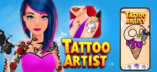 tatto artist Tattoo Salon Game Buy Unity Source Code - Get Unity Code