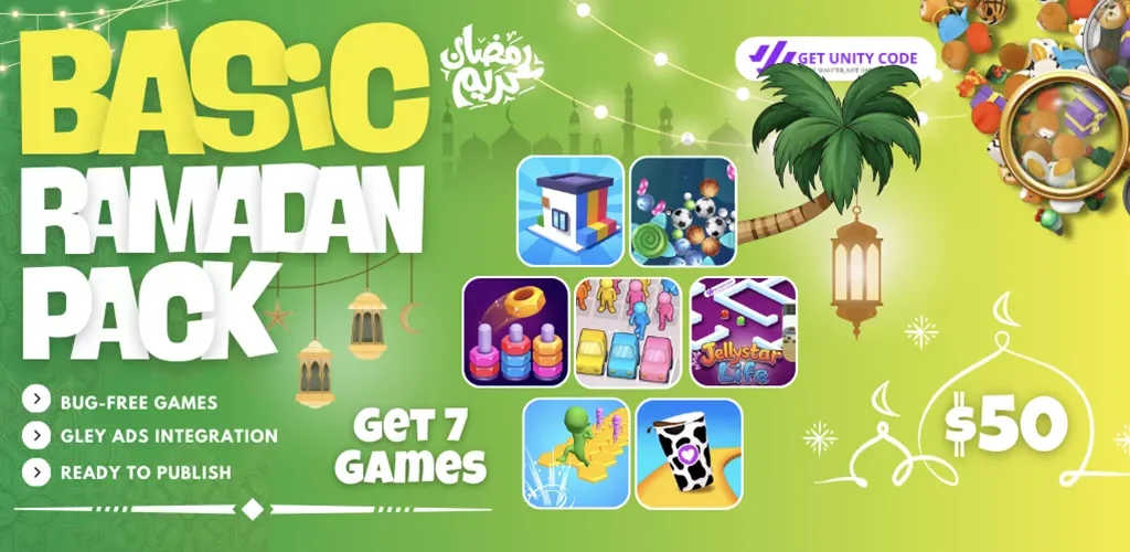 Basic Ramadan Bundle Top 7 Unity Game Source Code