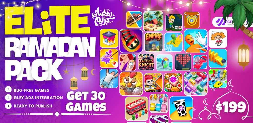 Elite Ramadan Bundle Top 30 Unity Game Source Code