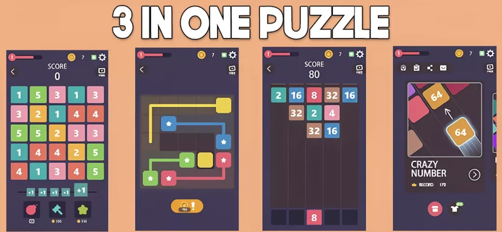 Puzzle Box 3 in 1 Game Buy Unity Source Code - Get Unity Code