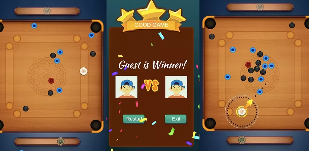 Carrom Multiplayer Game Unity Source Code - Get Unity Code