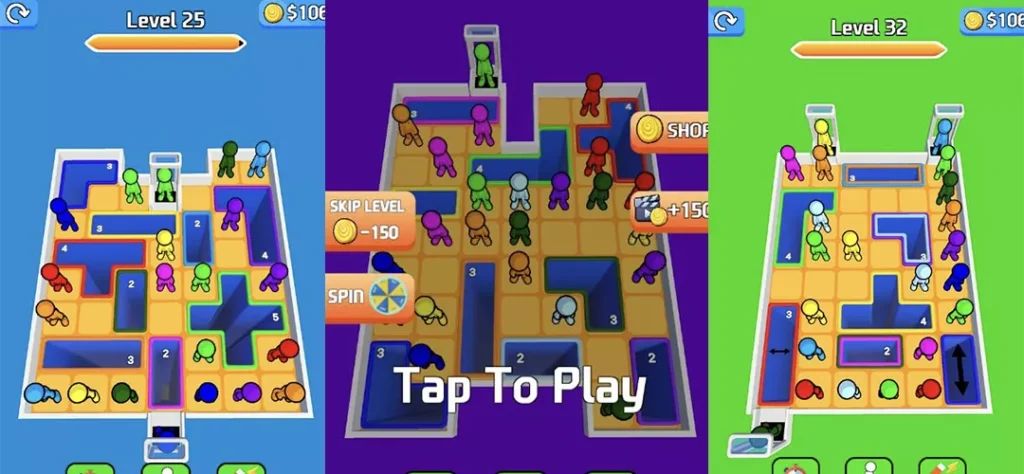 Drop Away People Hole Puzzle Game Unity Source Code - Get Unity Code